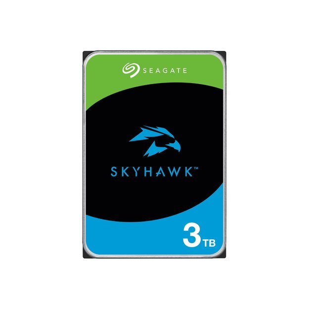 SEAGATE Surveillance Skyhawk 3TB HDD SATA 6Gb/s 256MB cache 3.5inch +Rescue