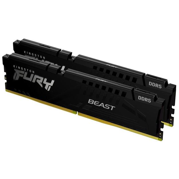KINGSTON 64GB 6000MT/s DDR5 CL36 DIMM Kit of 2 FURY Beast Black EXPO