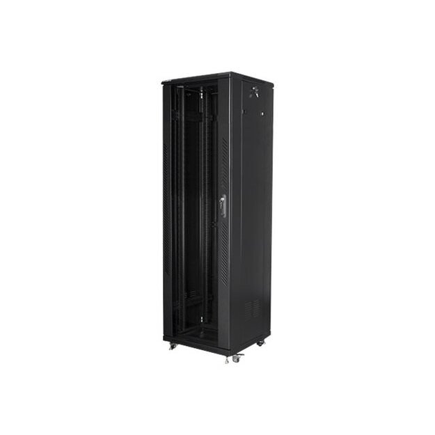 LANBERG FF01-6642-12B free-standing rack 19 demounted flat pack 42U/600x600mm black