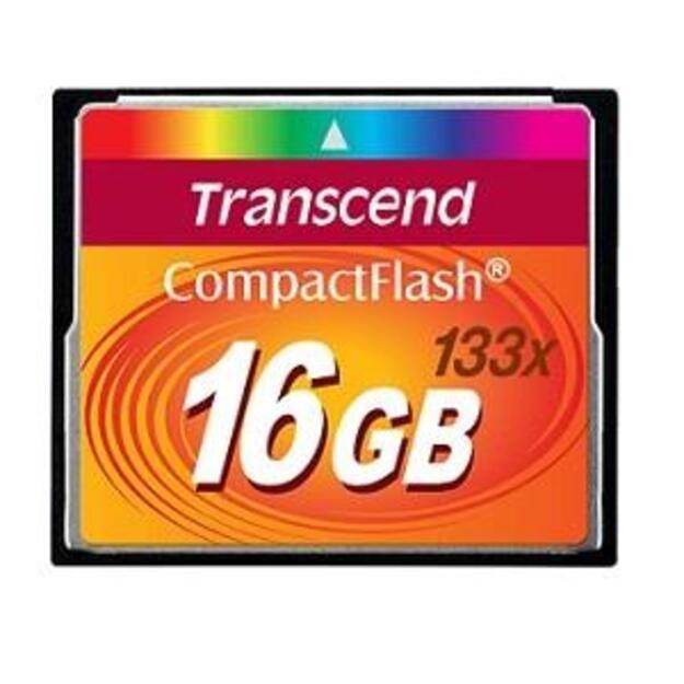 Atminties kortelė MEMORY COMPACT FLASH 16GB/133X TS16GCF133 TRANSCEND