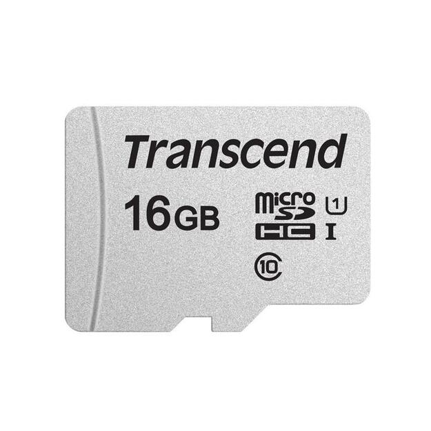 Atminties kortelė MEMORY MICRO SDHC 16GB UHS-I/CLASS10 TS16GUSD300S TRANSCEND