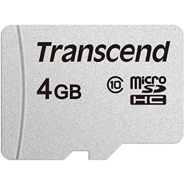 Atminties kortelė MEMORY MICRO SDHC 4GB/CLASS10 TS4GUSD300S TRANSCEND