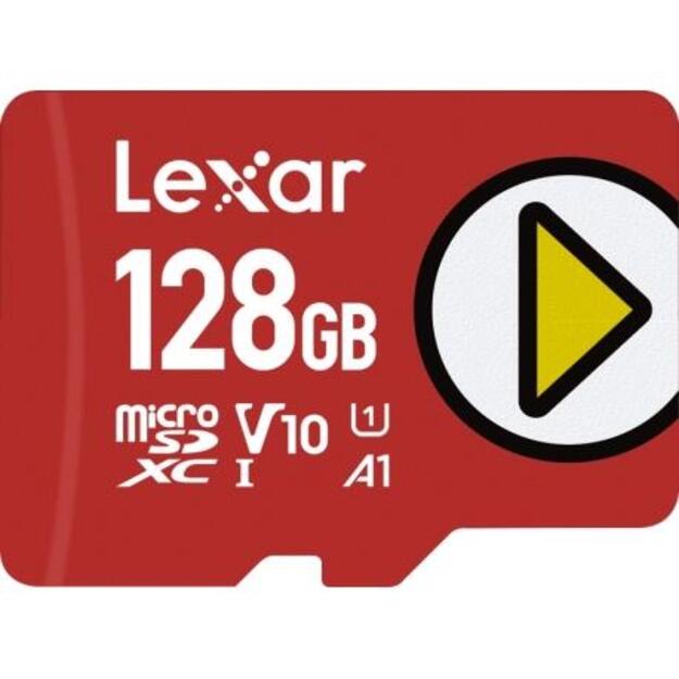 Atminties kortelė MEMORY MICRO SDXC 128GB UHS-I/PLAY LMSPLAY128G-BNNNG LEXAR