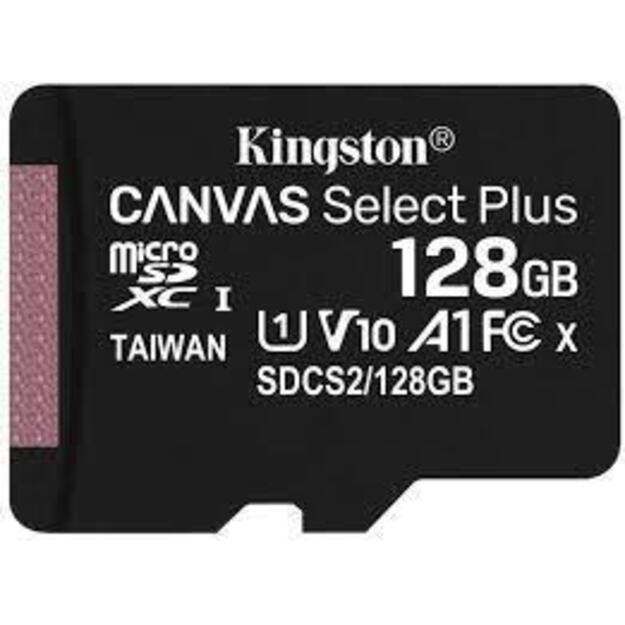 Atminties kortelė MEMORY MICRO SDXC 128GB UHS-I/SDCS2/128GBSP KINGSTON