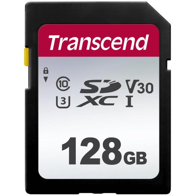 Atminties kortelė MEMORY SDXC 128GB UHS-I/TS128GSDC300S TRANSCEND