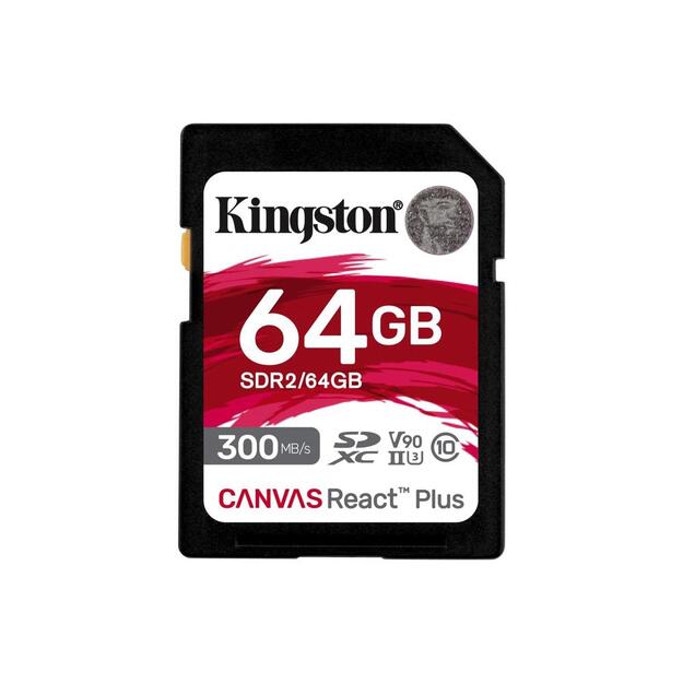 Atminties kortelė MEMORY SDXC 64GB C10/SDR2/64GB KINGSTON