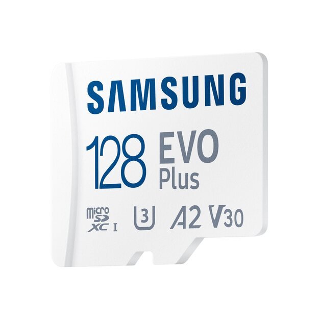 Atminties kortelė SAMSUNG EVO PLUS microSD 128GB Class10 Read up to 130MB/s