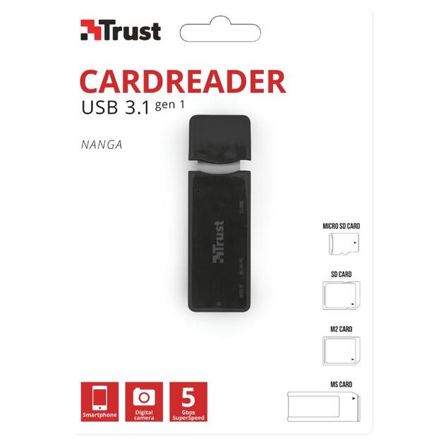 MEMORY READER FLASH USB3.1/NANGA 21935 TRUST
