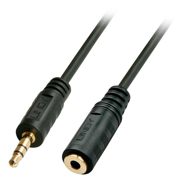 Audio kabelio ilgiklis CABLE AUDIO EXTENSION 3.5MM 3M/35653 LINDY