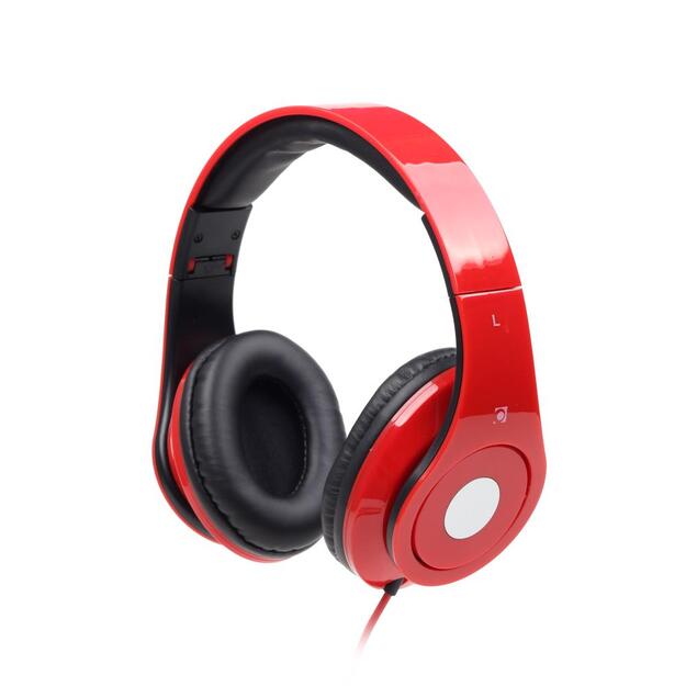 Ausinės HEADSET DETROIT RED/MHS-DTW-R GEMBIRD