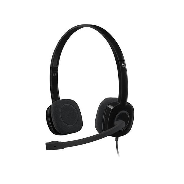 Ausinės HEADSET STEREO H151/BLACK 981-000589 LOGITECH