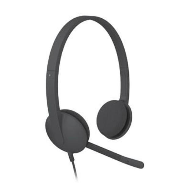 Ausinės HEADSET USB H340/981-000475 LOGITECH