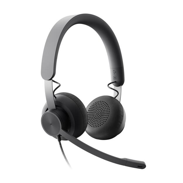 Ausinės HEADSET ZONE WIRED/DARK GREY 981-000875 LOGITECH