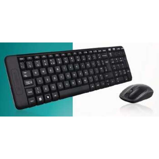 Belaidė klaviatūra LOGITECH WIRELESS DESKTOP MK220 RU