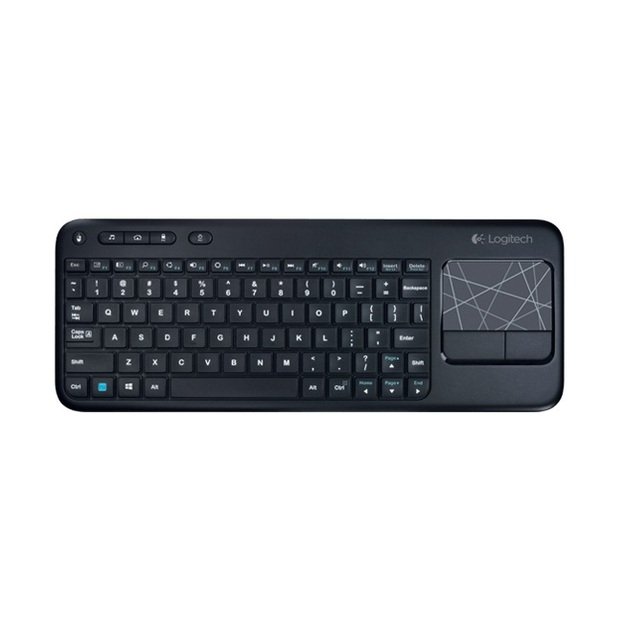 Belaidė klaviatūra LOGITECH Wireless Touch K400 Plus - INT BLACK