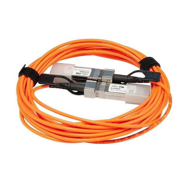 Optinis kabelis tiesioginio prijungimo DIRECT ATTACH SFP+ 5M/S+AO0005 MIKROTIK