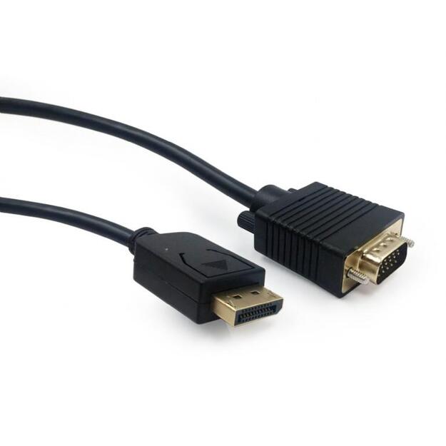 Vaizdo kabelis - adapteris DISPLAY PORT TO VGA 1.8M/CCP-DPM-VGAM-6 GEMBIRD