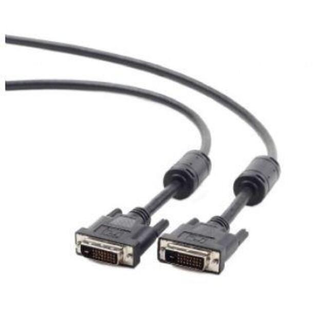 Vaizdo kabelis DVI DUAL LINK 1.8M/CC-DVI2-BK-6 GEMBIRD