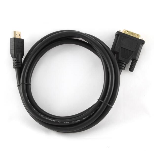 Vaizdo kabelis - adapteris HDMI-DVI 0.5M/CC-HDMI-DVI-0.5M GEMBIRD