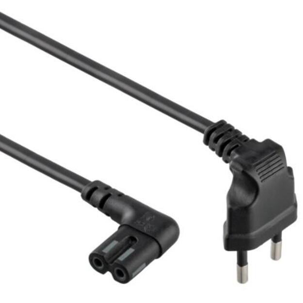 CABLE POWER EU 1M/ANGLED PC-184L GEMBIRD