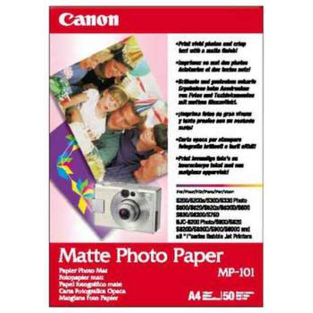 CANON MP-101 PhotoPaper A4 50Blatt matt
