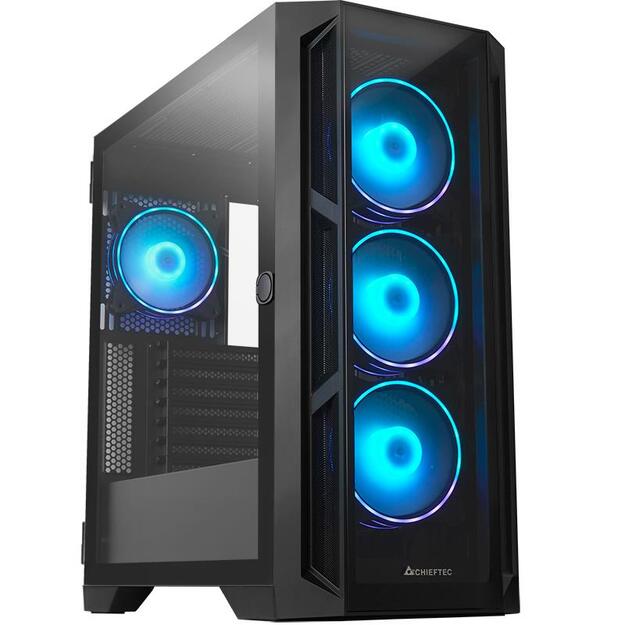 Case|CHIEFTEC|GA-01B-TG-OP|MidiTower|Not included|ATX|MicroATX|MiniITX|Colour Black|GA-01B-TG-OP