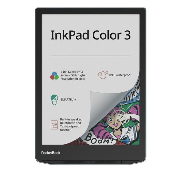 E-Reader|POCKETBOOK|InkPad Color 3|7.8 |1872x1404|1xUSB-C|Wireless LAN|Bluetooth|PB743K3-1-WW