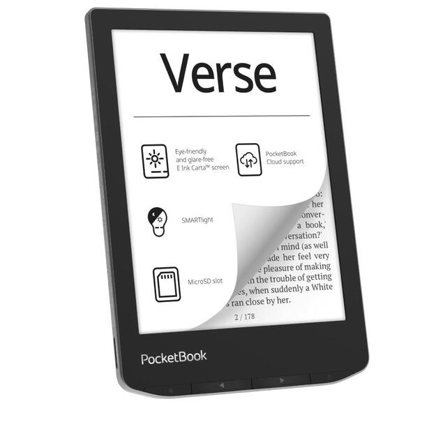 E-Reader|POCKETBOOK|Verse|6 |1024x758|1xUSB-C|Micro SD|Wireless LAN|Grey|PB629-M-WW