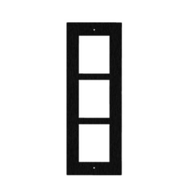 ENTRY PANEL 3MOD. FLUSH FRAME/BLACK/ IP VERSO 9155013B 2N