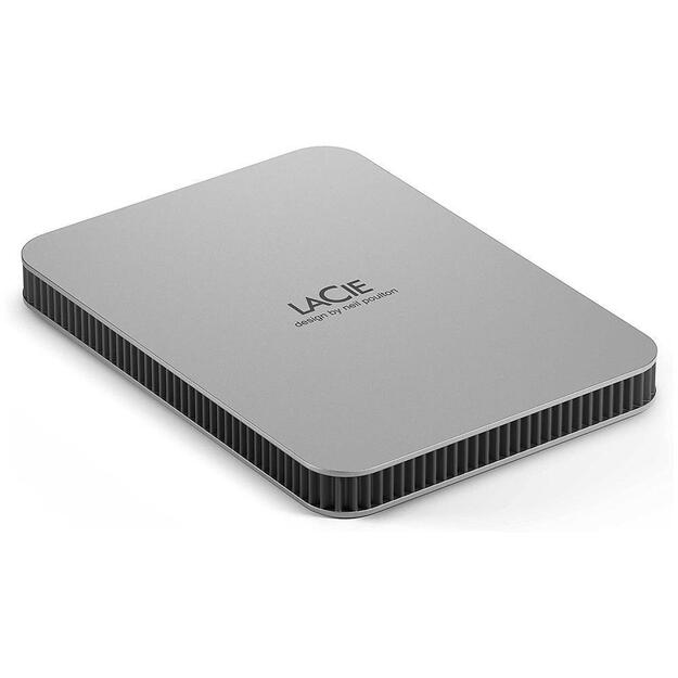 Išorinis kietasis diskas HDD |LACIE|Mobile Drive|5TB|USB-C|Colour Silver|STLP5000400