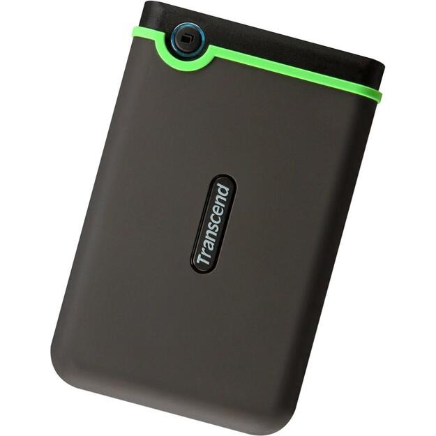 External HDD|TRANSCEND|StoreJet|1TB|USB 3.0|Colour Green|TS1TSJ25M3S