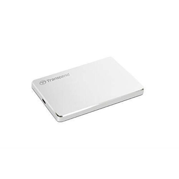 Išorinis kietasis diskas HDD |TRANSCEND|StoreJet|2TB|USB 3.1|Colour Silver|TS2TSJ25C3S