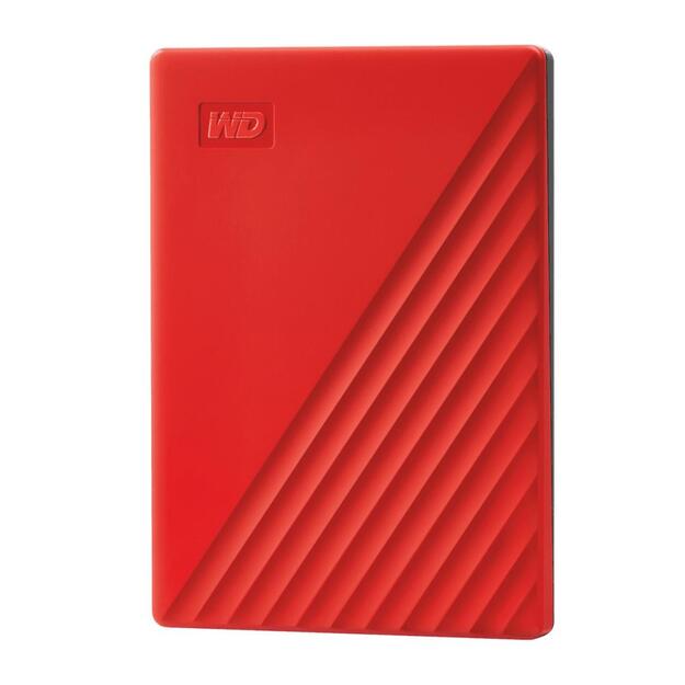 Išorinis kietasis diskas HDD |WESTERN DIGITAL|My Passport|2TB|USB 2.0|USB 3.0|USB 3.2|Colour Red|WDBYVG0020BRD-WESN