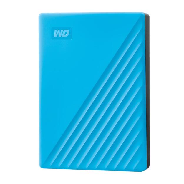 External HDD|WESTERN DIGITAL|My Passport|4TB|USB 2.0|USB 3.0|USB 3.2|Colour Blue|WDBPKJ0040BBL-WESN