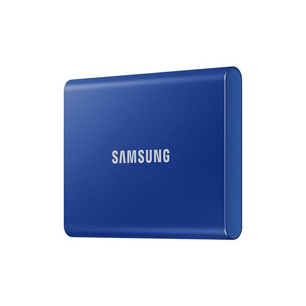 Išorinis kietasis diskas SSD |SAMSUNG|T7|500GB|USB 3.2|Write 1000 MBytes/sec|Read 1050 MBytes/sec|MU-PC500H/WW