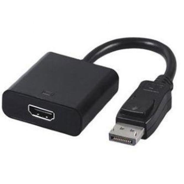 GEMBIRD A-DPM-HDMIF-002 Gembird Displayport male to HDMI female adapter, 10cm, black