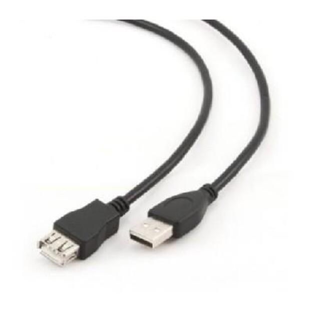 GEMBIRD CCP-USB2-AMAF-6 Gembird USB 2.0 A- A-socket 6ft cable black