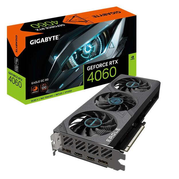 GIGABYTE RTX 4060 EAGLE OC 8GB GDDR6 2xHDMI 2xDP