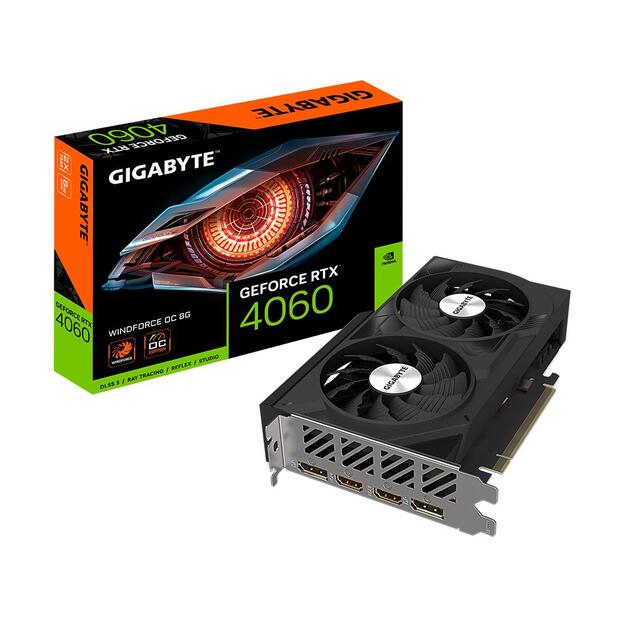 GIGABYTE RTX 4060 WINDFORCE OC 8GB GDDR6 2xHDMI 2xDP