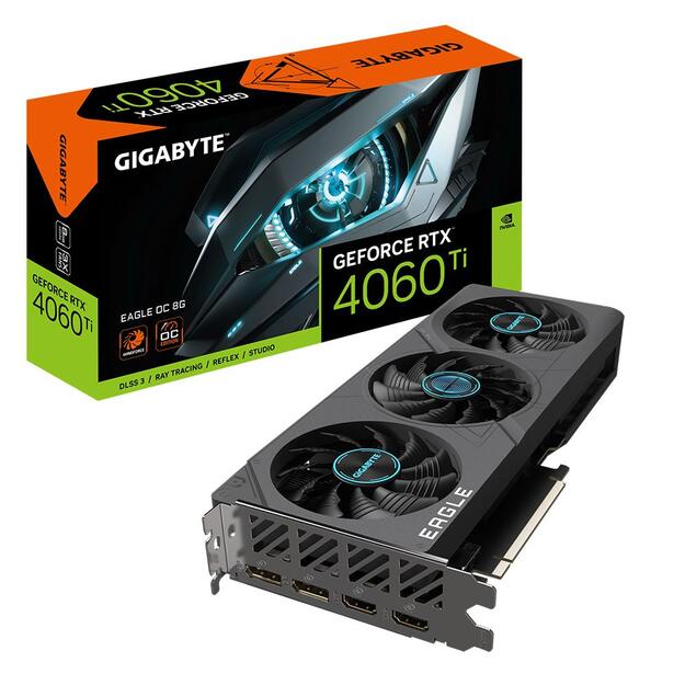 GIGABYTE RTX4060 Ti EAGLE OC 8GB GDDR6 2xHDMI 2xDP