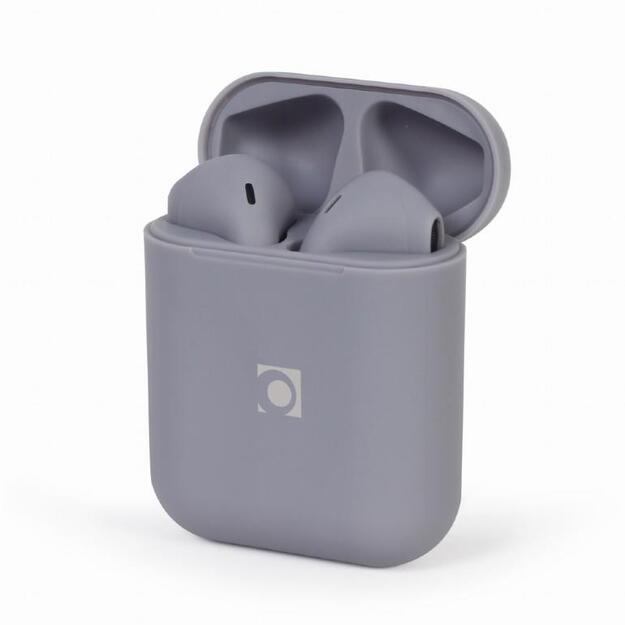 Ausinės vidinės belaidės HEADSET BLUETOOTH SEATTLE/GREY TWS-SEA-GW GEMBIRD