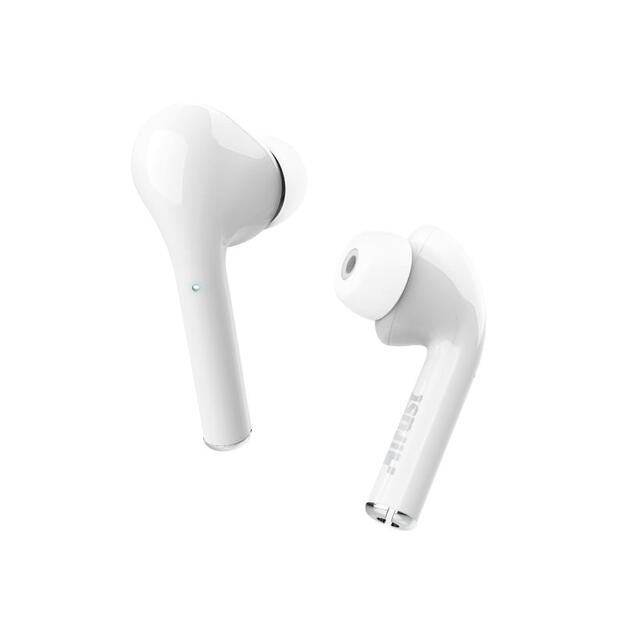 Ausinės vidinės belaidės HEADSET NIKA TOUCH BLUETOOTH/WHITE 23705 TRUST