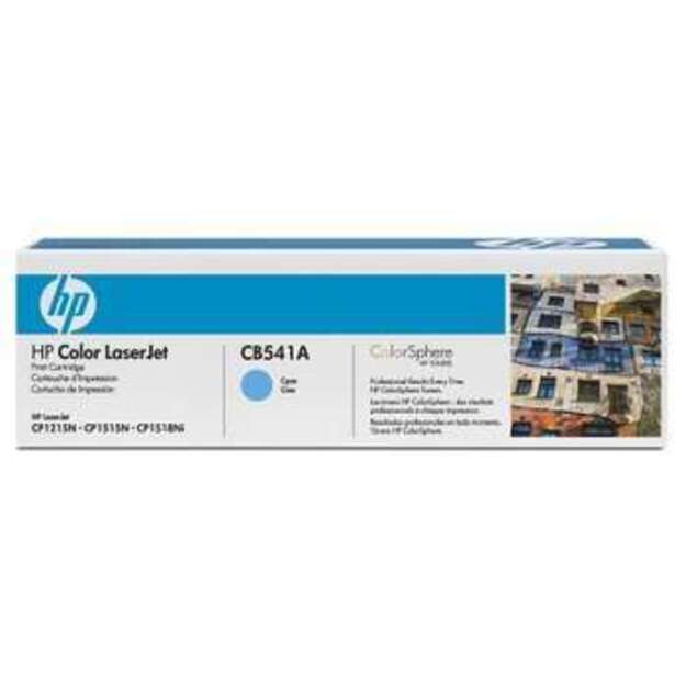 HP Toner CB541A Cyan HV with ColorSphere Toner CLJ CP1215 1515 1518