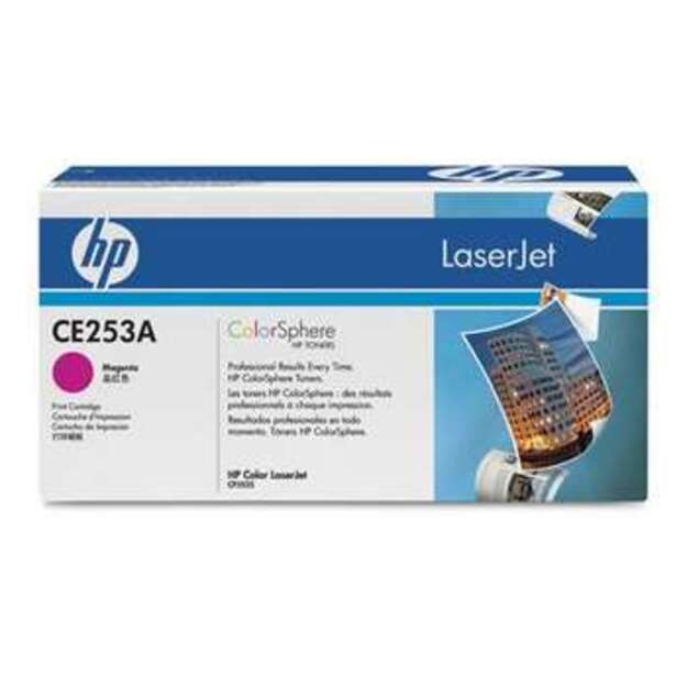 HP Toner CE253A magenta ColorSphere Color LaserJet CP3525