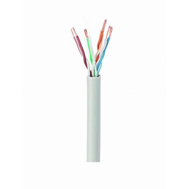 Instaliacinis tinklo kabelis CAT5E UTP 305M GRAY/UPC-5004E-L GEMBIRD