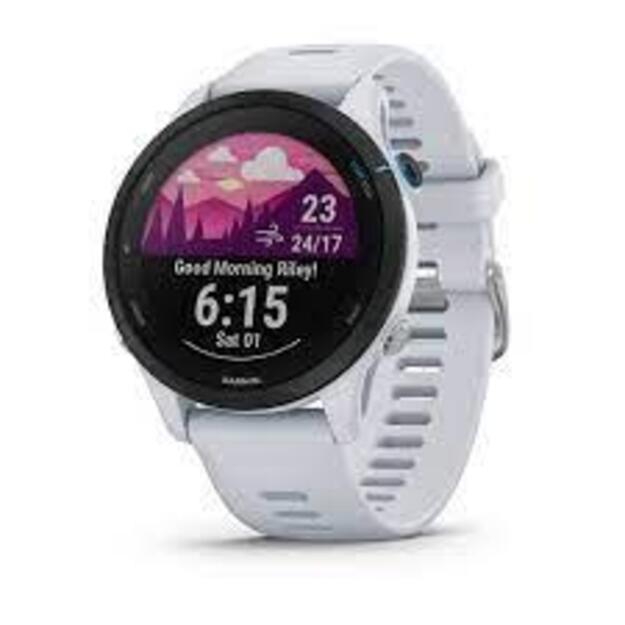 Išmanusis laikrodis FORERUNNER 255MUSIC/WHITESTONE 010-02641-31 GARMIN