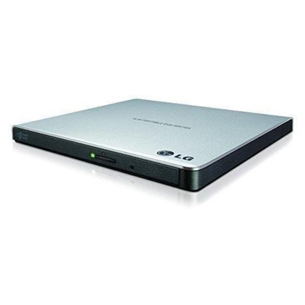 Išorinis optinis įrenginys DVD RW USB2 8X EXT RTL/SILVER GP57ES40.AHLE10B HLDS