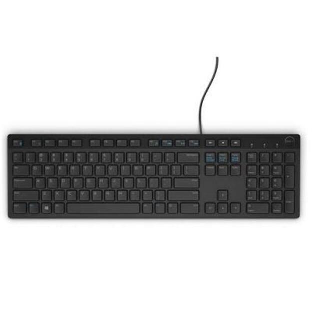 Klaviatūra laidinė KB216 EST/BLACK 580-ADHG DELL