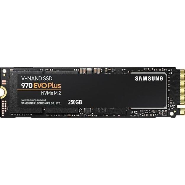 Kietasis diskas (SSD) vidinis SAMSUNG 970 EVO Plus SSD 250GB NVMe M.2 internal