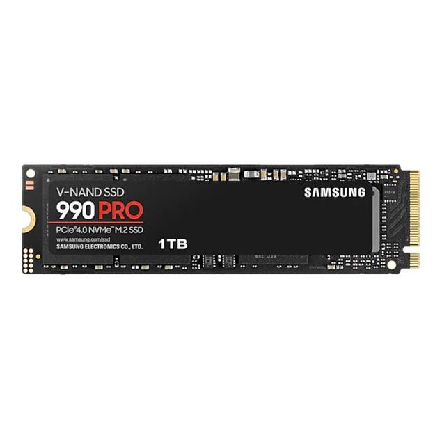 Kietasis diskas (SSD) vidinis SSD|SAMSUNG|990 PRO|1TB|M.2|PCIE|NVMe|MLC|Write speed 6900 MBytes/sec|Read speed 7450 MBytes/sec|2.3mm|TBW 600 TB|MTBF 1500000 hours|MZ-V9P1T0BW